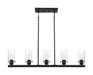 Myhouse Lighting Nuvo Lighting - 60-7276 - Five Light Island Pendant - Sommerset - Matte Black