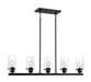 Myhouse Lighting Nuvo Lighting - 60-7276 - Five Light Island Pendant - Sommerset - Matte Black