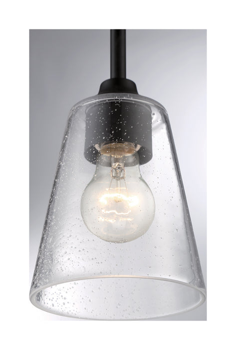 Myhouse Lighting Nuvo Lighting - 60-7280 - One Light Mini Pendant - Bransel - Matte Black