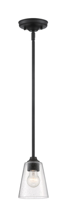 Myhouse Lighting Nuvo Lighting - 60-7280 - One Light Mini Pendant - Bransel - Matte Black