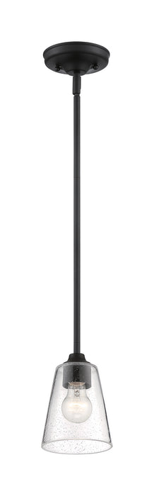 Myhouse Lighting Nuvo Lighting - 60-7280 - One Light Mini Pendant - Bransel - Matte Black