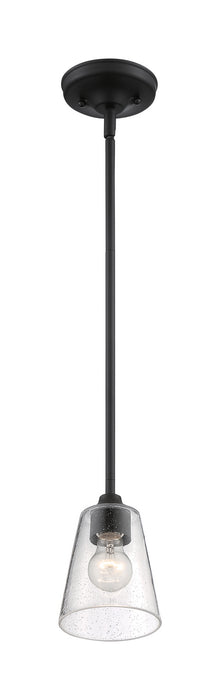 Myhouse Lighting Nuvo Lighting - 60-7280 - One Light Mini Pendant - Bransel - Matte Black