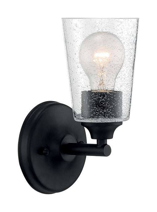 Myhouse Lighting Nuvo Lighting - 60-7281 - One Light Vanity - Bransel - Matte Black