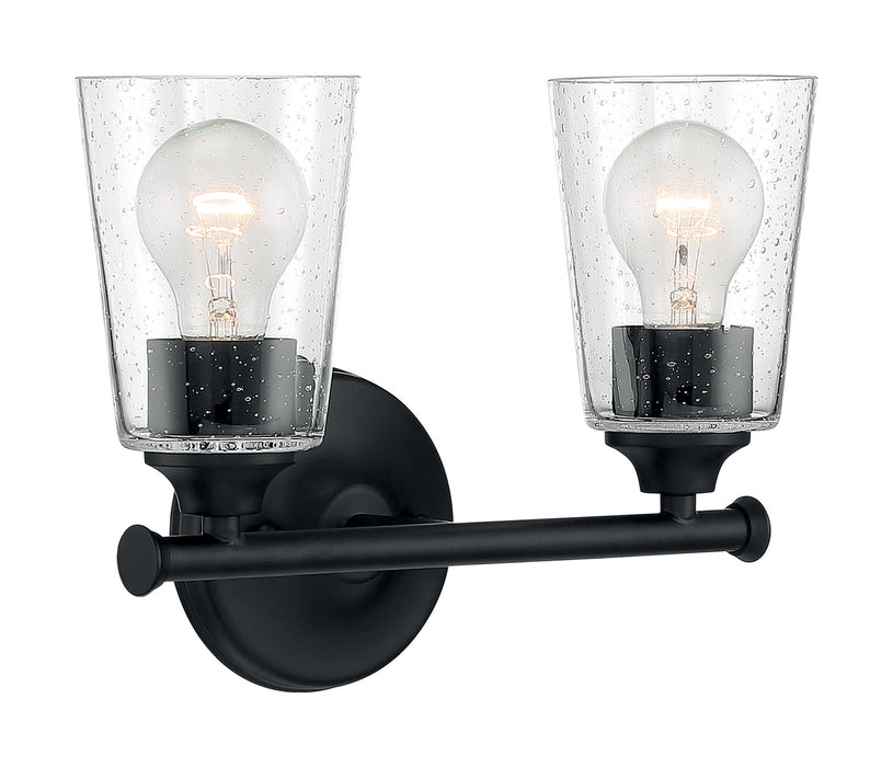 Myhouse Lighting Nuvo Lighting - 60-7282 - Two Light Vanity - Bransel - Matte Black