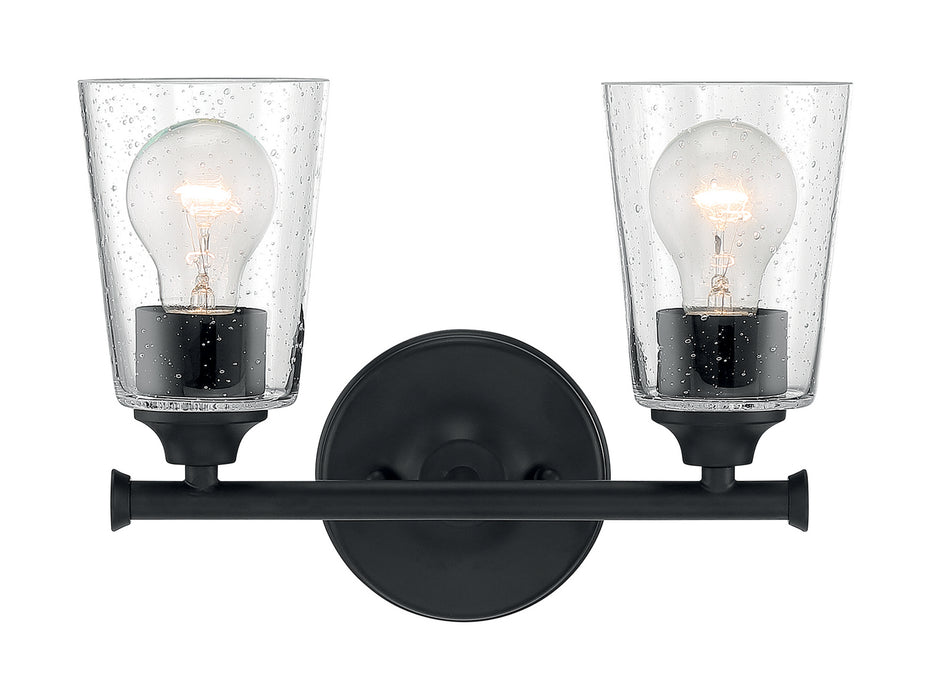 Myhouse Lighting Nuvo Lighting - 60-7282 - Two Light Vanity - Bransel - Matte Black