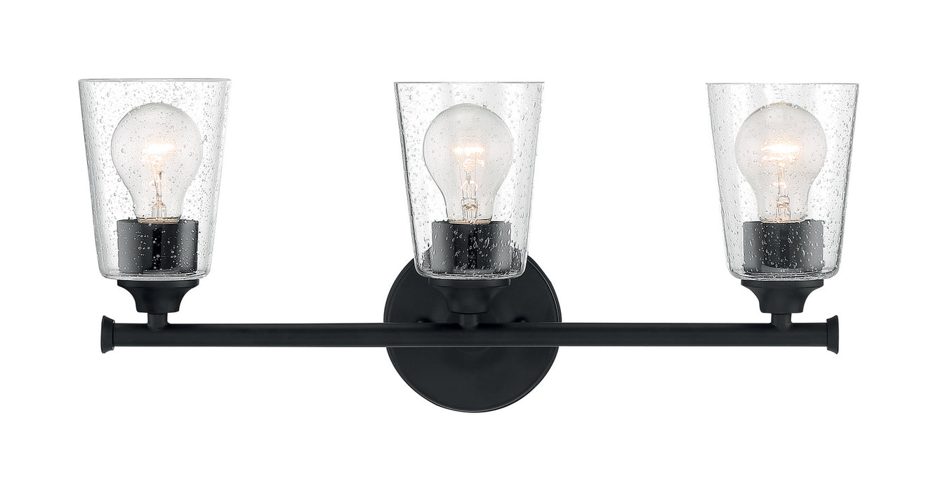 Myhouse Lighting Nuvo Lighting - 60-7283 - Three Light Vanity - Bransel - Matte Black