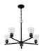 Myhouse Lighting Nuvo Lighting - 60-7285 - Five Light Chandelier - Bransel - Matte Black