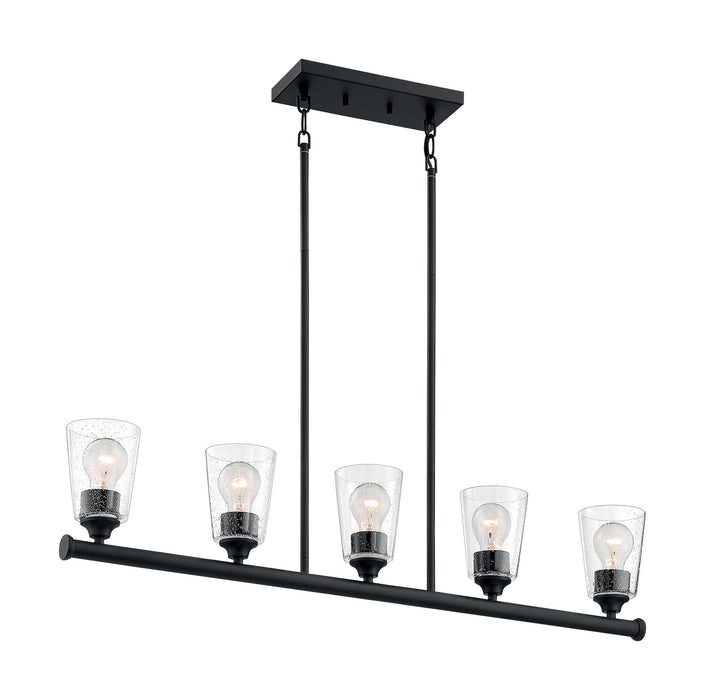 Myhouse Lighting Nuvo Lighting - 60-7286 - Five Light Island Pendant - Bransel - Matte Black