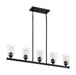 Myhouse Lighting Nuvo Lighting - 60-7286 - Five Light Island Pendant - Bransel - Matte Black