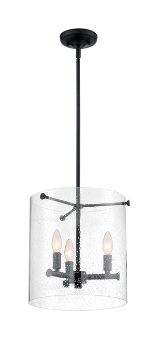 Myhouse Lighting Nuvo Lighting - 60-7287 - Three Light Pendant - Bransel - Matte Black