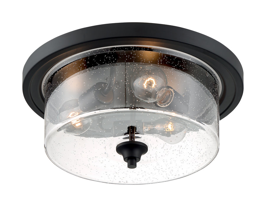 Myhouse Lighting Nuvo Lighting - 60-7291 - Three Light Flush Mount - Bransel - Matte Black