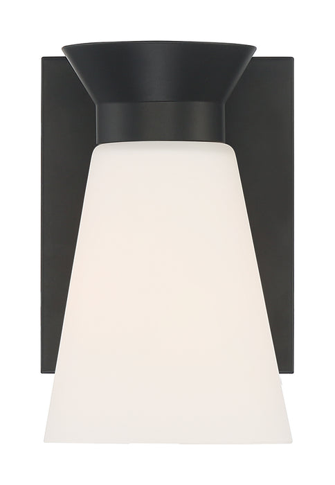 Myhouse Lighting Nuvo Lighting - 60-7311 - One Light Wall Sconce - Caleta - Black