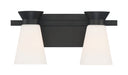 Myhouse Lighting Nuvo Lighting - 60-7312 - Two Light Vanity - Caleta - Black