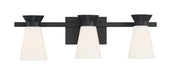 Myhouse Lighting Nuvo Lighting - 60-7313 - Three Light Vanity - Caleta - Black