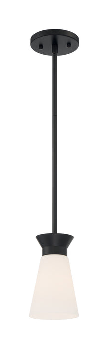 Myhouse Lighting Nuvo Lighting - 60-7314 - One Light Mini Pendant - Caleta - Black