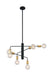 Myhouse Lighting Nuvo Lighting - 60-7344 - Six Light Chandelier - Ryder - Black / Brushed Brass