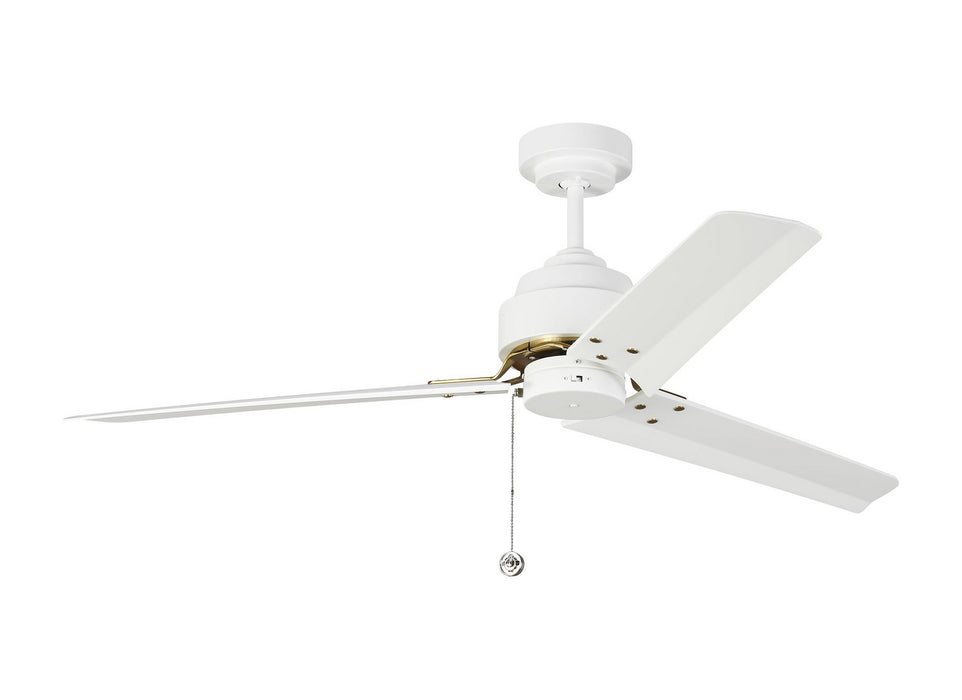 Myhouse Lighting Visual Comfort Fan - 3AR54RZWBBS - 54``Ceiling Fan - Arcade 54 - Matte White