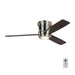 Myhouse Lighting Visual Comfort Fan - 3TAHR56PNDMD - 56``Ceiling Fan - Aerotour Semi-Flush 56 - Polished Nickel