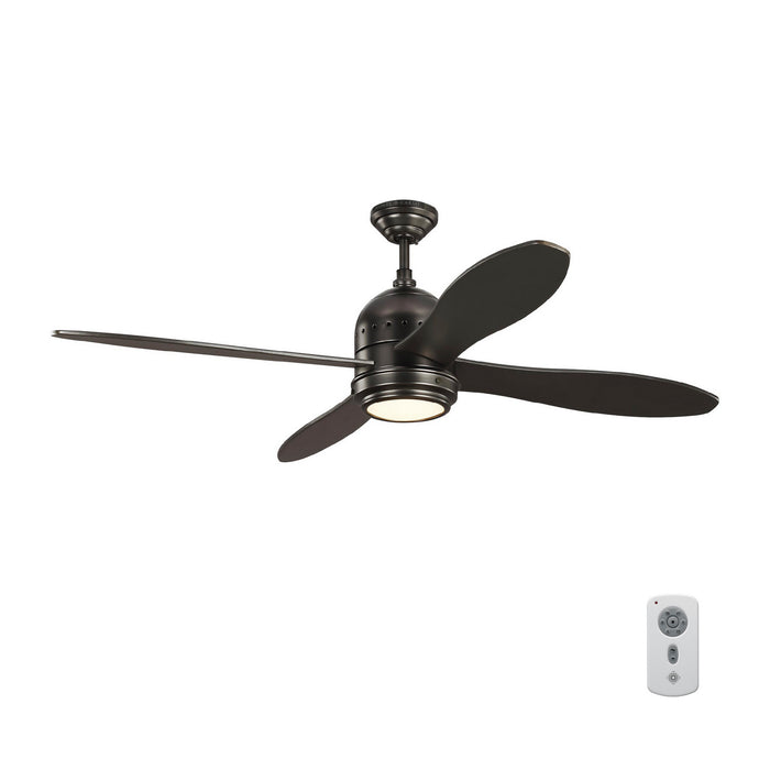 Myhouse Lighting Visual Comfort Fan - 4TSR56BNZD - 56``Ceiling Fan - Metrograph 56 - Deep Bronze