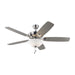 Myhouse Lighting Generation Lighting - 5COM52BSD-V1 - 52"Ceiling Fan - Colony - Brushed Steel