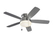 Myhouse Lighting Generation Lighting. - 5TV52BSD-V1 - 52``Ceiling Fan - Traverse 52 - Brushed Steel