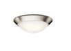 Myhouse Lighting Kichler - 8882NI - Two Light Flush Mount - Ceiling Space - Brushed Nickel