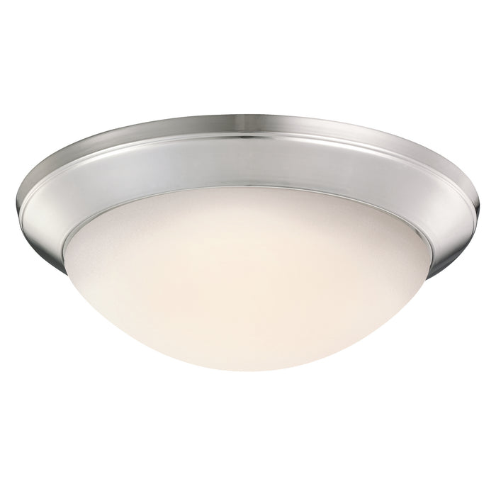 Myhouse Lighting Kichler - 8881NI - One Light Flush Mount - Ceiling Space - Brushed Nickel