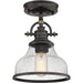 Myhouse Lighting Quoizel - GRTS1708PN - One Light Semi-Flush Mount - Grant - Palladian Bronze