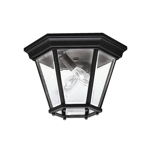 Myhouse Lighting Kichler - 9850BK - Two Light Outdoor Ceiling Mount - Madison - Black