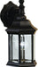 Myhouse Lighting Kichler - 9776BK - One Light Outdoor Wall Mount - Chesapeake - Black