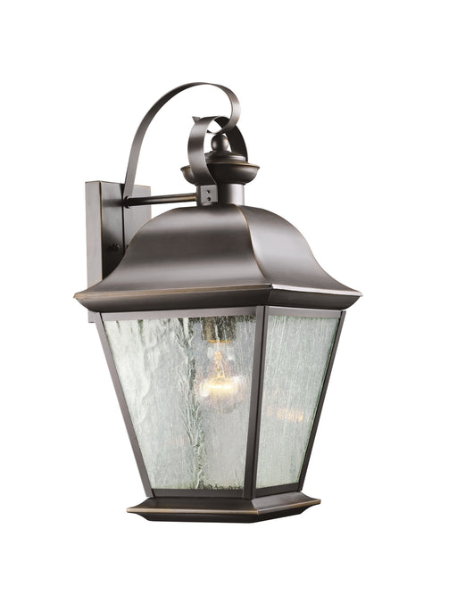 Myhouse Lighting Kichler - 9709OZ - One Light Outdoor Wall Mount - Mount Vernon - Olde Bronze