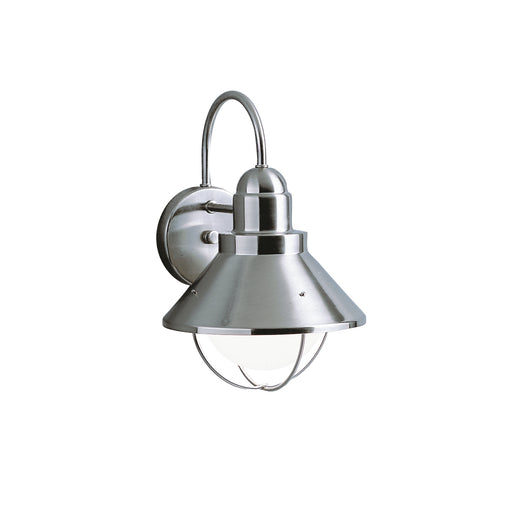 Myhouse Lighting Kichler - 9023NI - One Light Outdoor Wall Mount - Seaside - Brushed Nickel