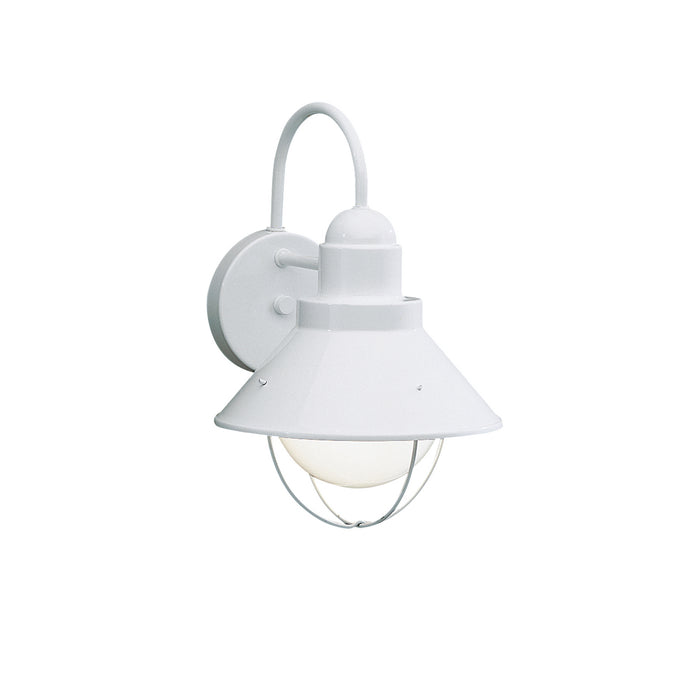 Myhouse Lighting Kichler - 9022WH - One Light Outdoor Wall Mount - Seaside - White