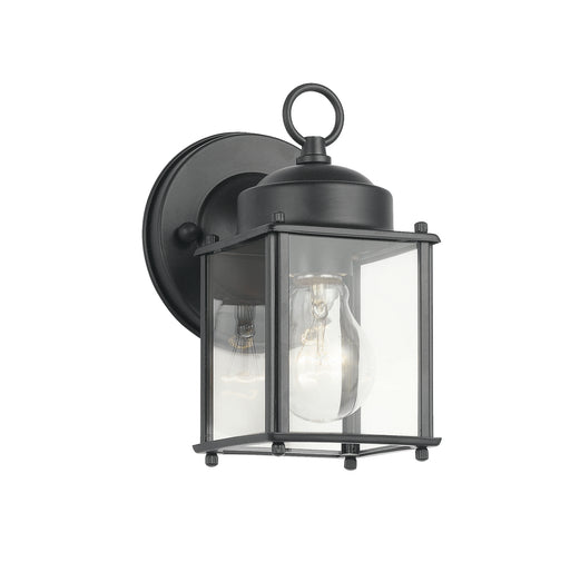 Myhouse Lighting Kichler - 9611BK - One Light Outdoor Wall Mount - No Family - Black