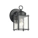 Myhouse Lighting Kichler - 9611BK - One Light Outdoor Wall Mount - No Family - Black