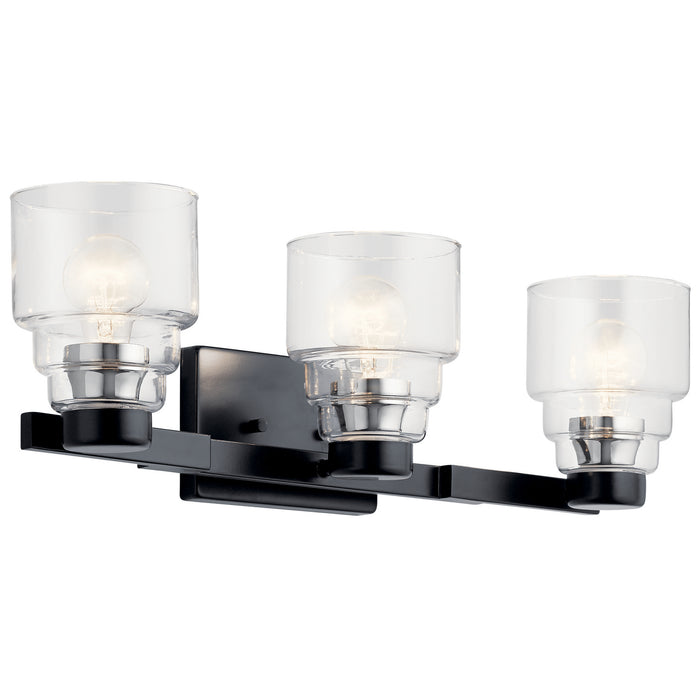 Myhouse Lighting Kichler - 55012BK - Three Light Bath - Vionnet - Black