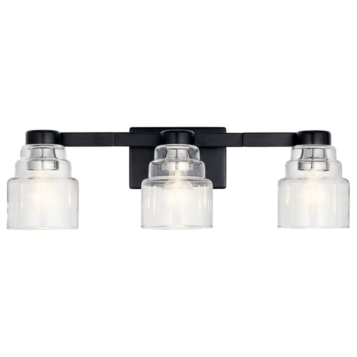 Myhouse Lighting Kichler - 55012BK - Three Light Bath - Vionnet - Black