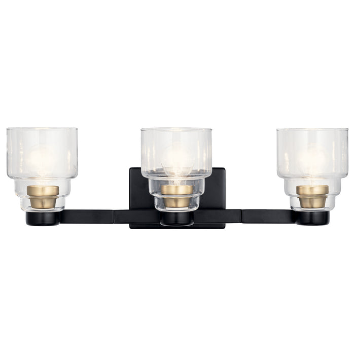 Myhouse Lighting Kichler - 55012BK - Three Light Bath - Vionnet - Black