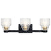 Myhouse Lighting Kichler - 55012BK - Three Light Bath - Vionnet - Black