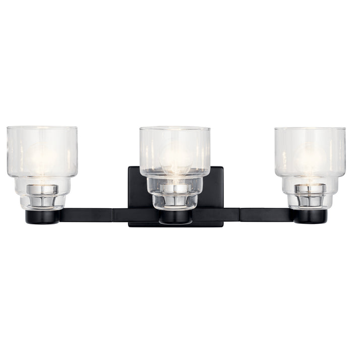 Myhouse Lighting Kichler - 55012BK - Three Light Bath - Vionnet - Black