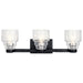 Myhouse Lighting Kichler - 55012BK - Three Light Bath - Vionnet - Black