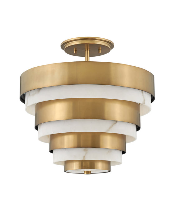 Myhouse Lighting Hinkley - 30183HB - LED Foyer Pendant - Echelon - Heritage Brass