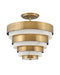 Myhouse Lighting Hinkley - 30183HB - LED Foyer Pendant - Echelon - Heritage Brass