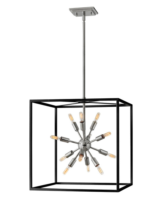 Myhouse Lighting Hinkley - 46314BLK-PN - LED Chandelier - Aros - Black