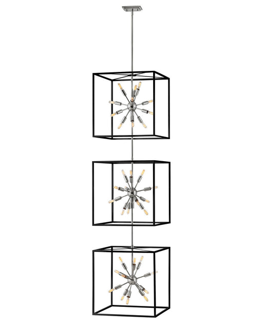 Myhouse Lighting Hinkley - 46318BLK-PN - LED Chandelier - Aros - Black