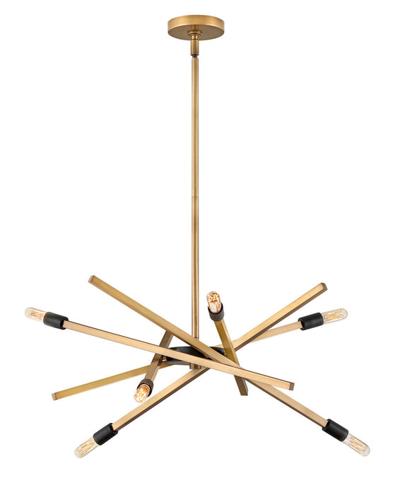 Myhouse Lighting Hinkley - 4765HB - LED Chandelier - Archer - Heritage Brass