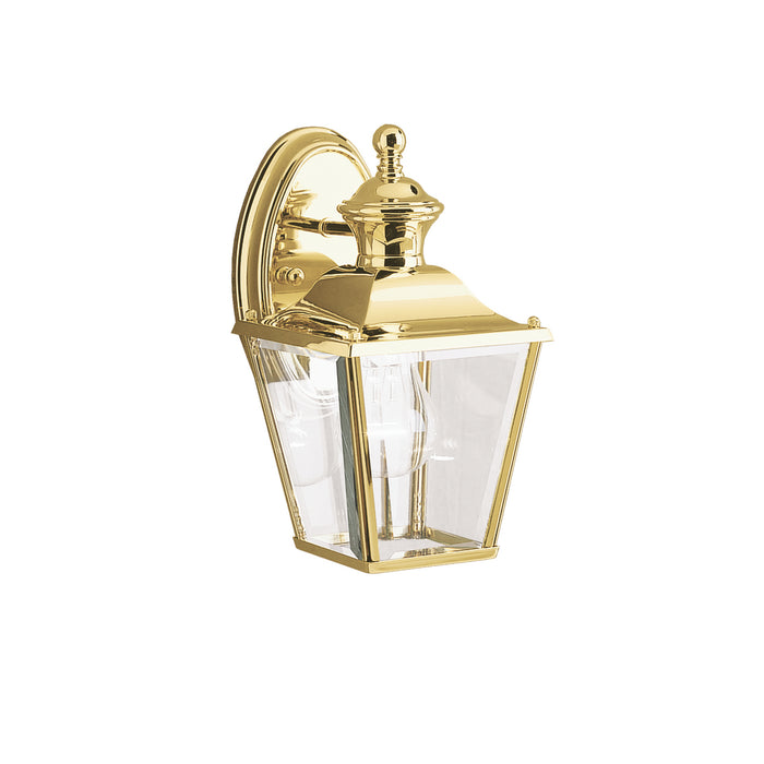 Myhouse Lighting Kichler - 9711PB - One Light Outdoor Wall Mount - Bay Shore - Polished Brass