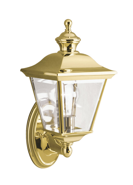 Myhouse Lighting Kichler - 9713PB - One Light Outdoor Wall Mount - Bay Shore - Polished Brass