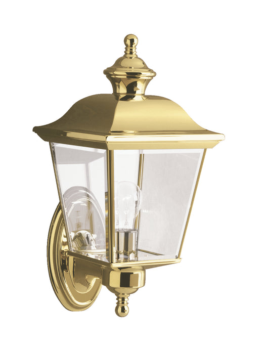 Myhouse Lighting Kichler - 9712PB - One Light Outdoor Wall Mount - Bay Shore - Polished Brass