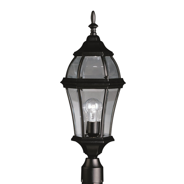 Myhouse Lighting Kichler - 9992BK - One Light Outdoor Post Mount - Townhouse - Black